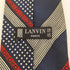 ランバン LANVIN ドット切替 SILK シルクネクタイ メンズ