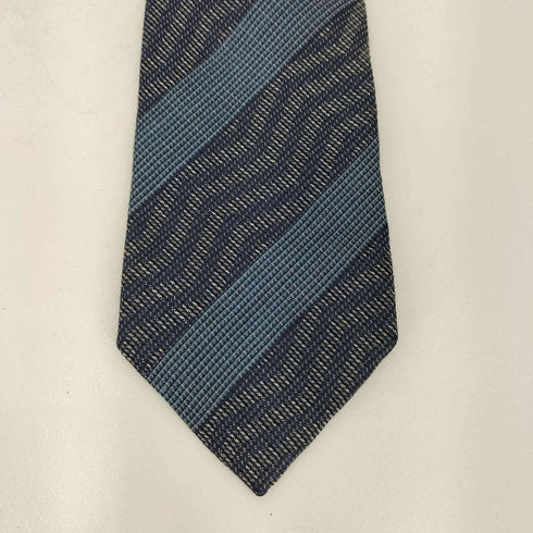アイムイッセイミヤケ im ISSEY MIYAKE 80s LINEN SILK リネン シルク ウェーブデザイン ネクタイ メンズ