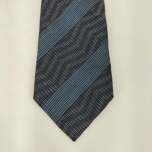 アイムイッセイミヤケ im ISSEY MIYAKE 80s LINEN SILK リネン シルク ウェーブデザイン ネクタイ メンズ