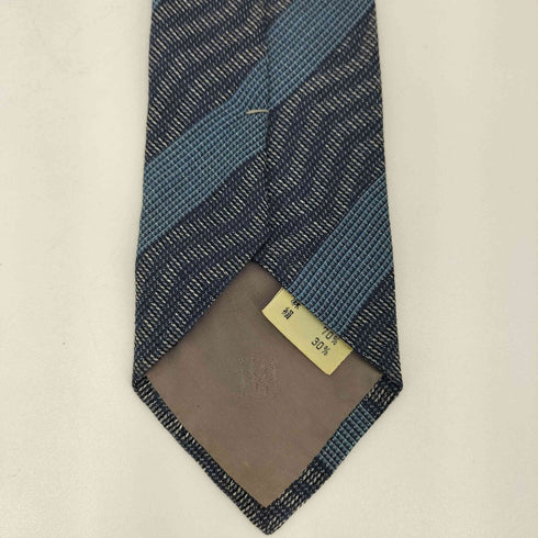 アイムイッセイミヤケ im ISSEY MIYAKE 80s LINEN SILK リネン シルク ウェーブデザイン ネクタイ メンズ