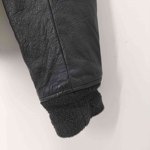 パラドックス PARADOX 十字架デザイン 袖カウレザースタジャン メンズ JPN:M