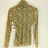 ガニー Ganni 23SS Printed Mesh Long Sleeve Fitted Ro 花柄 シアー タートルネック レディース 36