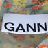 ガニー Ganni 23SS Printed Mesh Long Sleeve Fitted Ro 花柄 シアー タートルネック レディース 36