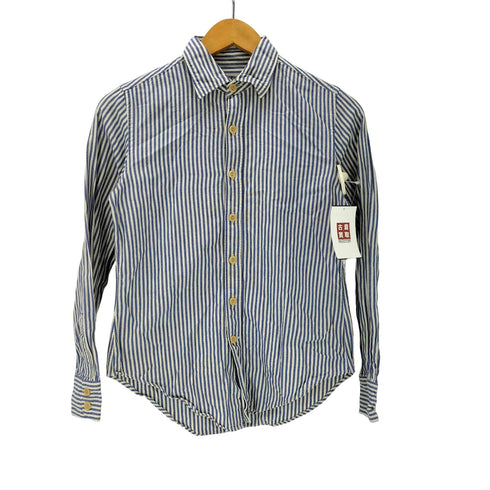 フォーティーファイブアールピーエム 45rpm & コットン L/S ストライプ シャツ レディース
