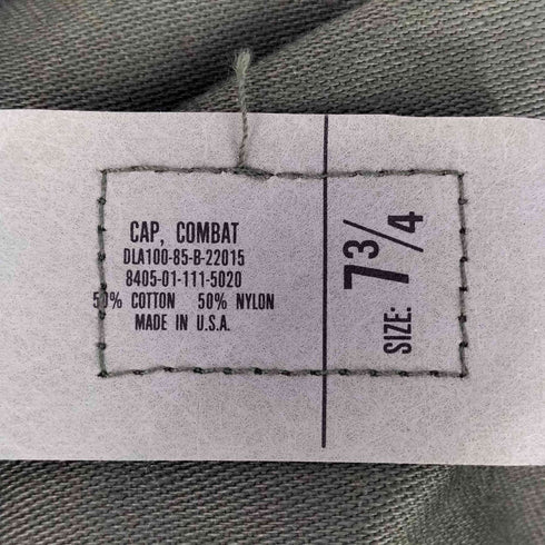 ユーエスアーミー U.S. ARMY 80S CAP COMBAT コンバットキャップ メンズ 7 3/4