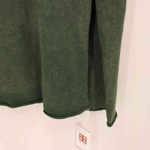 ジュンハシモト junhashimoto RACCAGNIジッパー スリット コットンニット Vネック クルーネックセーター メンズ 2