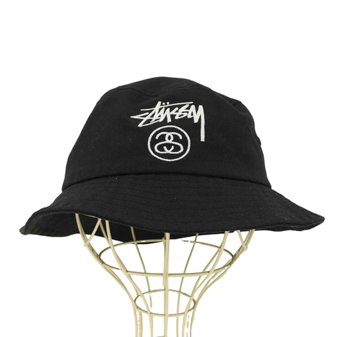 ステューシー Stussy ストックロゴ バケットハット メンズ S