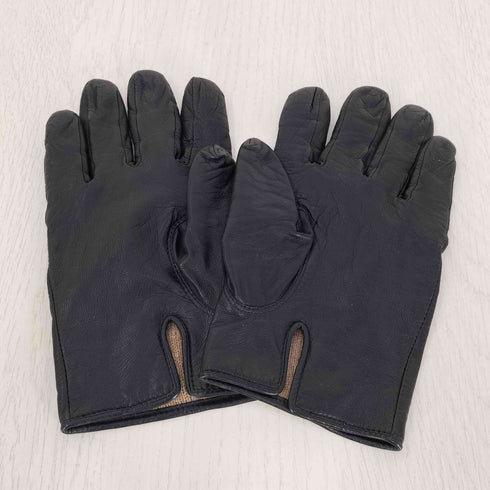 クロエ Chloe 裏地ニット レザーグローブ レディース