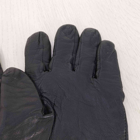 クロエ Chloe 裏地ニット レザーグローブ レディース