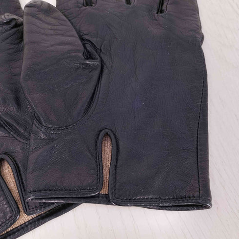 クロエ Chloe 裏地ニット レザーグローブ レディース