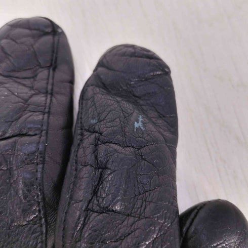 クロエ Chloe 裏地ニット レザーグローブ レディース