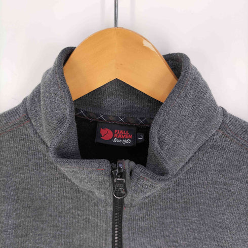 フェールラーベン FJALL RAVEN エルボーパッチ ジップニット メンズ import:L