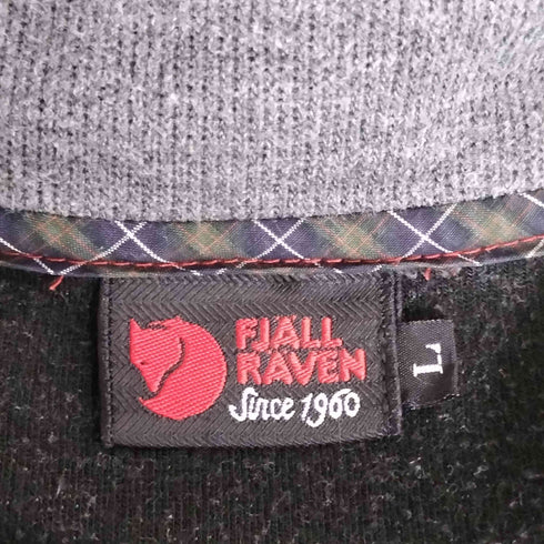 フェールラーベン FJALL RAVEN エルボーパッチ ジップニット メンズ import:L
