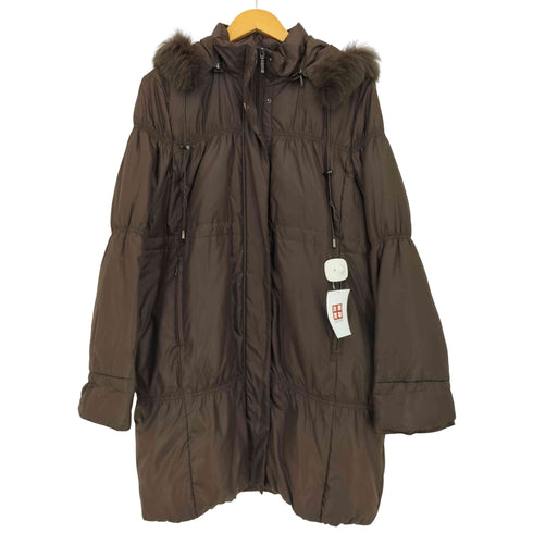 Rob Art ブルーフォックス フード付きダウンコート レディース JPN:L