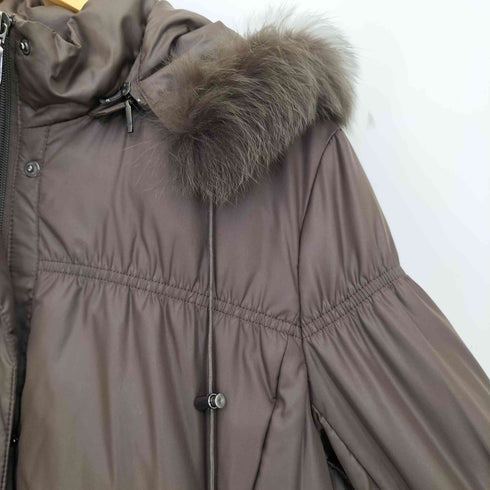 Rob Art ブルーフォックス フード付きダウンコート レディース JPN:L