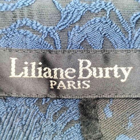 Liliane Burty 総柄 装飾 ステンカラーコート レディース 13ABR