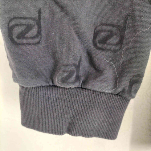 ディジット dzzit フロッキーロゴ ワンポイントハーフジップスウェット レディース import:XS