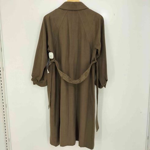 コジャーナ cojana ベルト付き スエード ステンカラーコート レディース