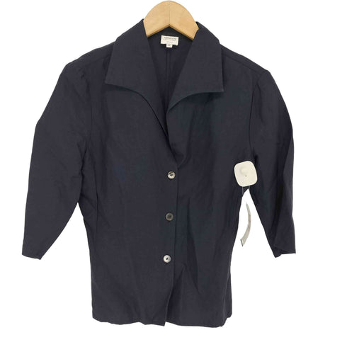 アルマーニコレツィオーニ ARMANI COLLEZIONI 00s リネン混 七分袖 シャツ レディース EUR:42