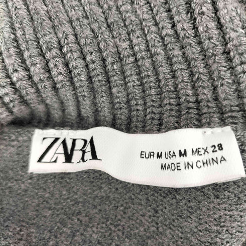 ザラ ZARA ハイネックハーフジップニット レディース JPN:M
