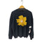 カンファーウッド CAMPHOR WOOD inside out flower motif cotton sweater メンズ import:S