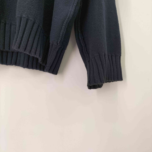 カンファーウッド CAMPHOR WOOD inside out flower motif cotton sweater メンズ import:S