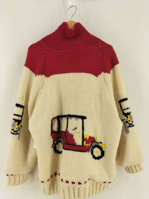 50-60S LIGHTNING ZIP カウチンニット メンズ