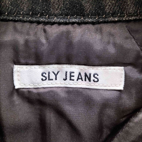 スライジーンズ SLY JEANS 24AW FRONT ZIP DENIM ブルゾン レディース FREE