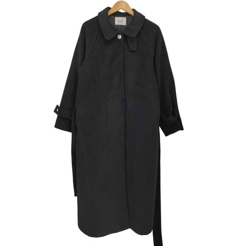 ワンアフターアナザーナイスクラップ one after another NICE CLAUP ゴールドボタンステンカラーロングコート レディース JPN:M