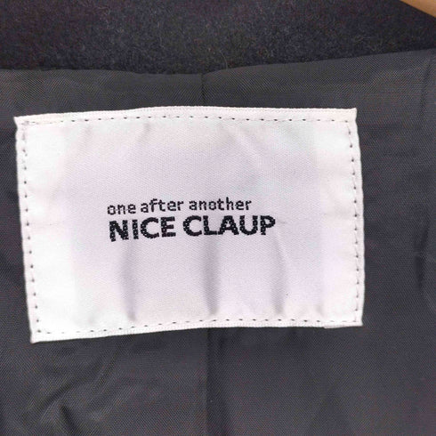 ワンアフターアナザーナイスクラップ one after another NICE CLAUP ゴールドボタンステンカラーロングコート レディース JPN:M