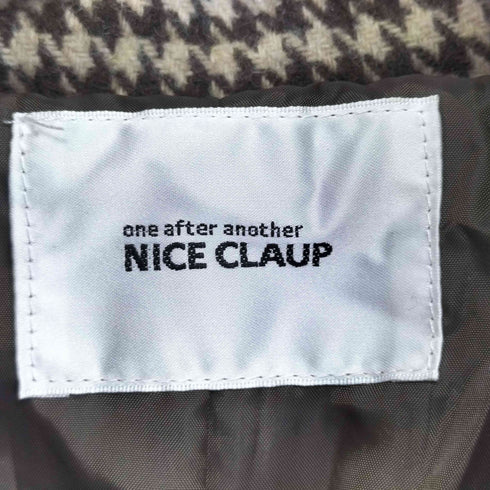 ワンアフターアナザーナイスクラップ one after another NICE CLAUP ゴールドボタンステンカラーロングコート レディース JPN:M