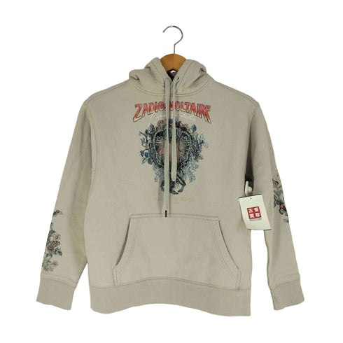 ザディグエヴォルテール ZADIG&VOLTAIRE Skull Sweatshirt スカル スウェットシャツ プルオーバーパーカー レディース import:XS