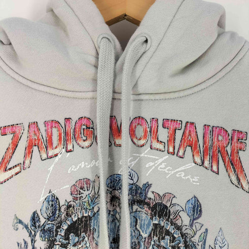 ザディグエヴォルテール ZADIG&VOLTAIRE Skull Sweatshirt スカル スウェットシャツ プルオーバーパーカー レディース import:XS