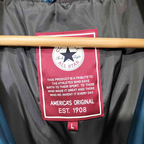 コンバース CONVERSE 裾ドローコード フーデッドダウンジャケット メンズ JPN:L