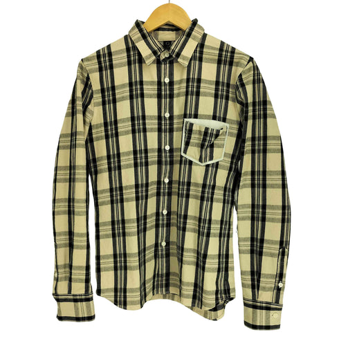 ダブルジェイケイ wjk L/S チェック柄 レギュラーカラーシャツ メンズ import:M
