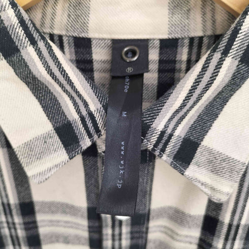 ダブルジェイケイ wjk L/S チェック柄 レギュラーカラーシャツ メンズ import:M