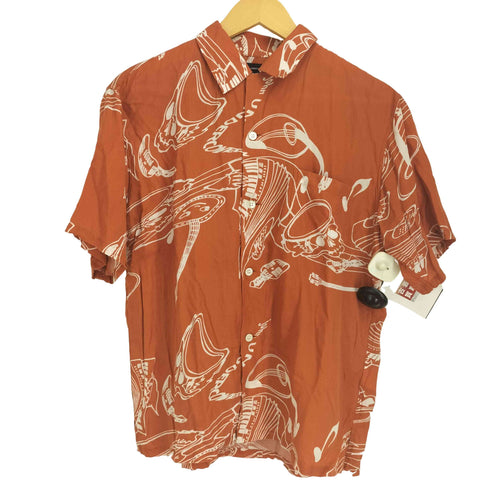 ジョンアンダーカバー John UNDERCOVER S/S 総柄オープンカラーシャツ メンズ JPN:2