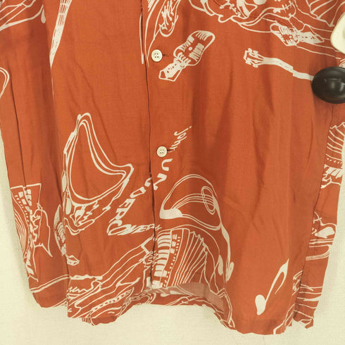 ジョンアンダーカバー John UNDERCOVER S/S 総柄オープンカラーシャツ メンズ JPN:2