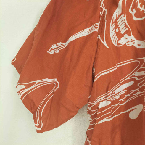 ジョンアンダーカバー John UNDERCOVER S/S 総柄オープンカラーシャツ メンズ JPN:2