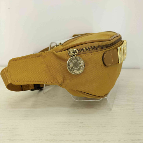 モスキーノ MOSCHINO 金具ロゴ ボディバッグ レディース