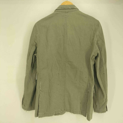 ティーエムティー TMT HERRINGBONE TWILL TAILORED JACKET メンズ import:L