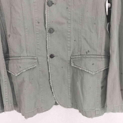 ティーエムティー TMT HERRINGBONE TWILL TAILORED JACKET メンズ import:L