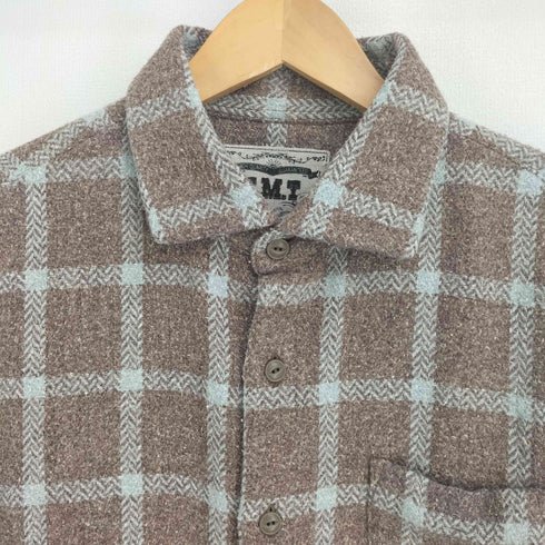 ティーエムティー TMT 21AW WOOLY HERRINGBONE PLAID SHIRTS メンズ import:L