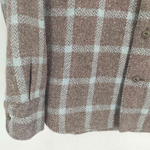 ティーエムティー TMT 21AW WOOLY HERRINGBONE PLAID SHIRTS メンズ import:L