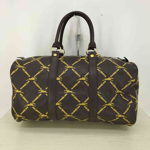 ロンシャン LONGCHAMP 総柄 フランス製 ミニボストンバッグ レディース