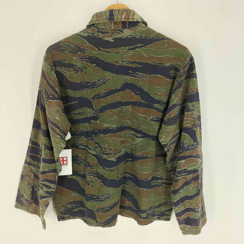 ユーエスアーミー U.S. ARMY 米軍 迷彩 タイガーストライプカモ BDUジャケット ミリタリージャケット メンズ