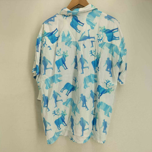 ミスターオリーブ MR.OLIVE S/S 総柄オープンカラーシャツ メンズ import:M