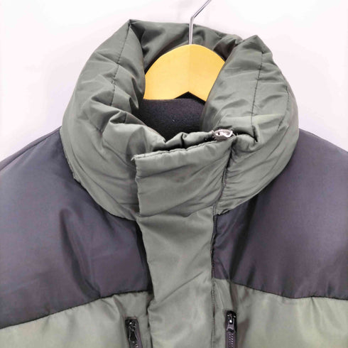 THE CRAFT CREW PRODUCTS ビッグシルエット バイカラー ドロスト スタンドカラー パディングジャケット レディース FREE