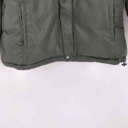 THE CRAFT CREW PRODUCTS ビッグシルエット バイカラー ドロスト スタンドカラー パディングジャケット レディース FREE