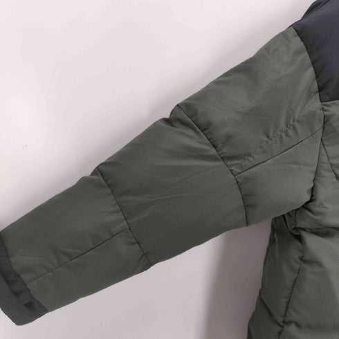 THE CRAFT CREW PRODUCTS ビッグシルエット バイカラー ドロスト スタンドカラー パディングジャケット レディース FREE